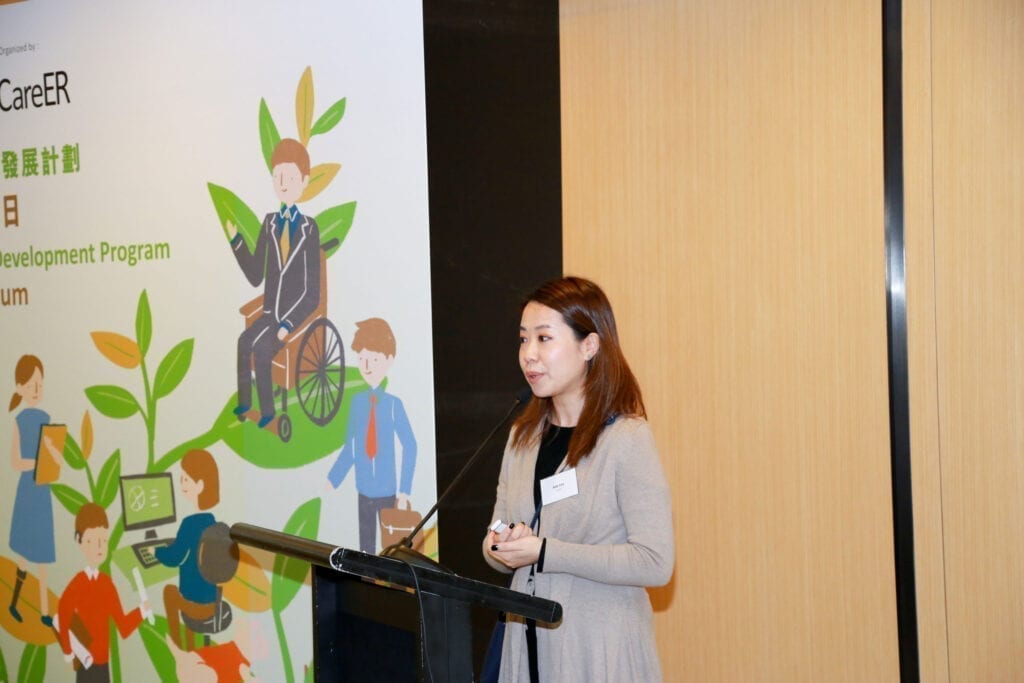 Programme Manger Ada is sharing on the Thriving Grass Program Information Day